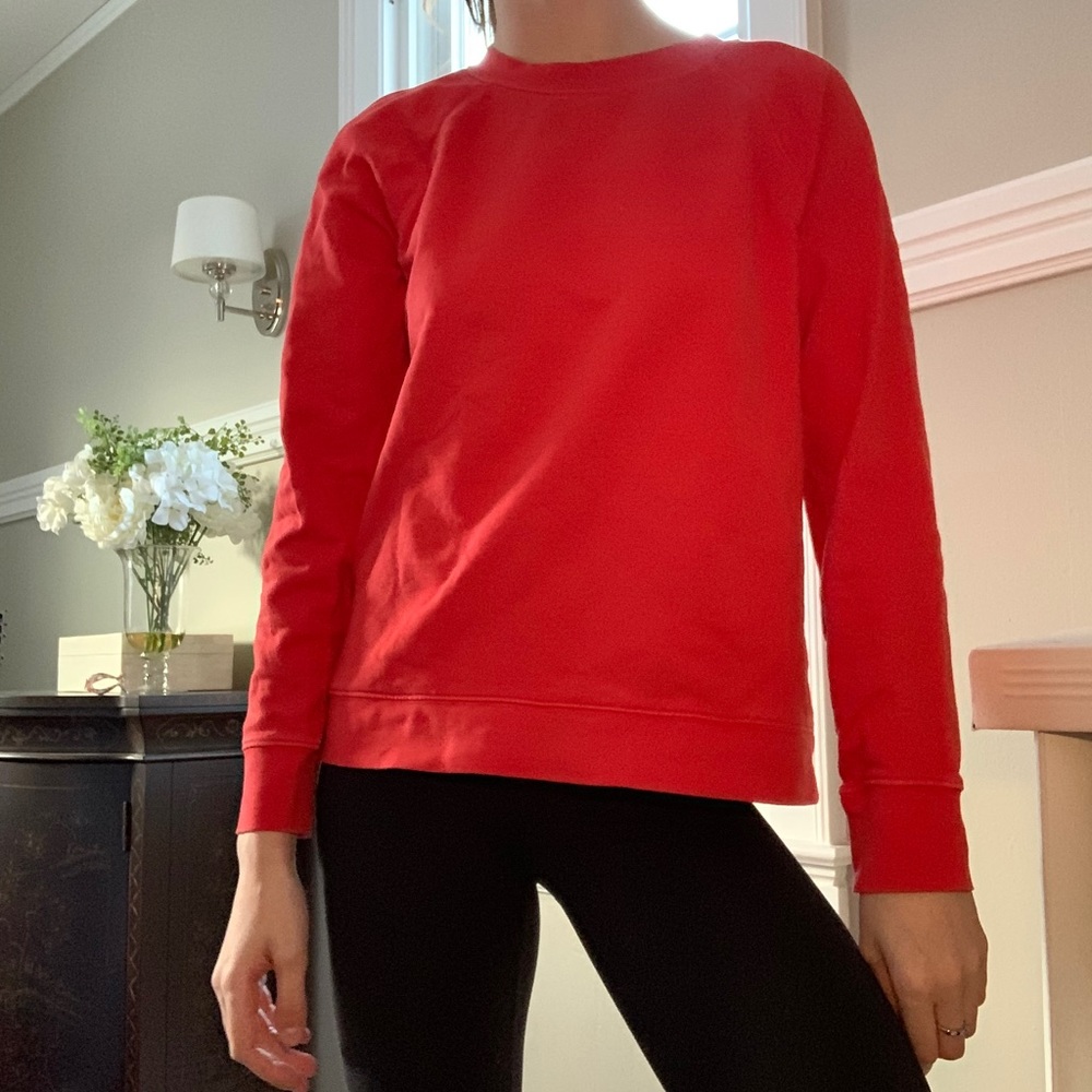 Red J Crew Crewneck